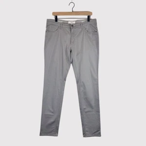 BRAX Herren Hose grau Hi Flex Chuck C Chino Flat Front Straight Trouser 34x34 - Bild 1 von 15