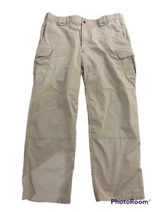511 5.11 Tactical Series Pants Mens 40x30 Beige Cargo Utility Rip Multi Purpose - Picture 1 of 8
