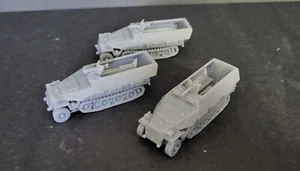 Bolt Action Deutsch Sdkfz 251 Halbtrain Lot X3 Zug 28mm 1/56. Maßstab - Bild 1 von 5