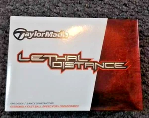 Taylor Made Lethal Distance Golf Balls 4x3xball sleeves 12 in total BNIB - Picture 1 of 3