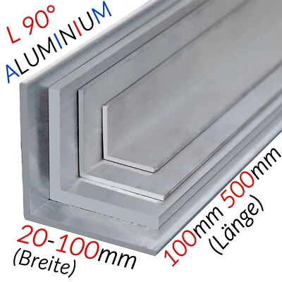 Alu Winkel Aluminium L-Profil Winkelprofil Winkelleiste Winkelschiene Aluprofil - Bild 1 von 4
