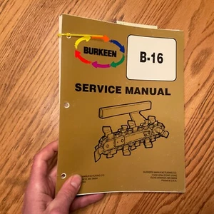 Burkeen B-16 Grabenfräsenaggregat Service Werkstatt Reparaturanleitung Handbuch 6570814 - Bild 1 von 4