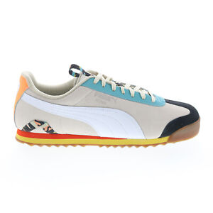 Puma Roma Basic HC 38710301 Mens Beige Suede Lace Up Lifestyle Sneakers Shoes
