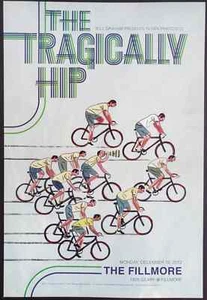 Tragically Hip Concert Poster San Francisco 2012 F-1193 The Fillmore - Picture 1 of 1