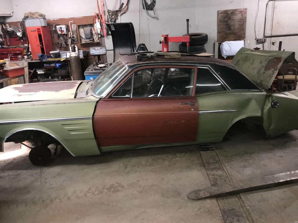 1967 FORD FALCON USED INTERIOR QUARTER TRIM PANELS PARTS CAR - Image 1 of 4