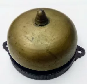 1872 Victorian Brass And Chrome Bell - Picture 1 of 2