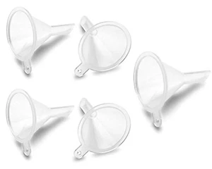 Mini Funnel Small Funnel 5-Pack for Lab Bottles, Sand Art, Perfumes, S.. - Picture 1 of 12