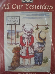 Cross stitch Kit All Our Yesterdays " As Far as we Go " New DMC - Picture 1 of 1