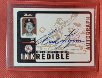 1999 Upper Deck Retro Inkredible #FL Fred Lynn  - Image 1 of 2