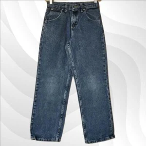 Wrangler Boys Jeans Size 12 Regular Adjustable Waist Denim - Picture 1 of 5