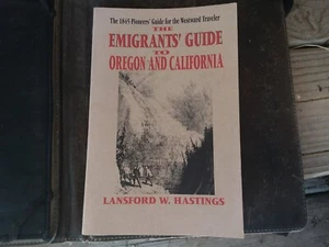Vintage 1845 Repo Buch Emigrants' Guide 2 Oregon Kalifornien West Geschichte Amerika - Bild 1 von 5