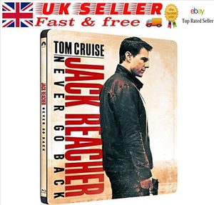 Jack Reacher Never Go Back UK Steelbook 2017 Limited Collectors Edt Blu Ray - Picture 1 of 2