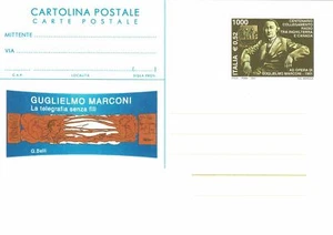 2001 REPUBBLICA ITALIANA CARTOLINA POSTALE G. MARCONI NUOVO C248 MF102231 - Imagen 1 de 1