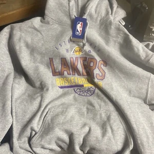 Los Angeles Lakers Ultra Game Men's Gray Heather Pullover Hoodie New 2XL - Picture 1 of 4