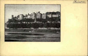Château-Chinon Schloss Frankreich seltener Heimatbeleg Postkarten Format ~1940 - Picture 1 of 2