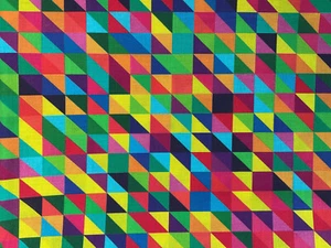 NEU & RARITÄT Keepsake Calico HELLER JUWELENTON MINI DREIECKE * 100 % Baumwolle FQ * - Bild 1 von 3