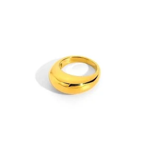 DAWN Dome Hollow Stacking Ring - Picture 1 of 7