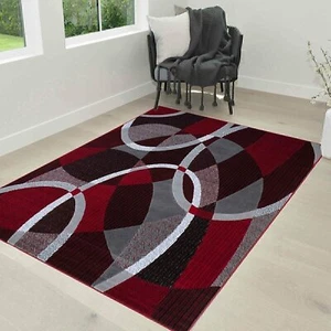 Rugs 8x10 Area Rug Abstract Modern Contemporary Geometric Design 5x7 Rug Carpet - Picture 1 of 15