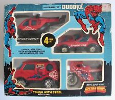Vintage 1984 Spider-Man Toys Helicopter Car Van Motorcycle Secret Wars NIB NOS