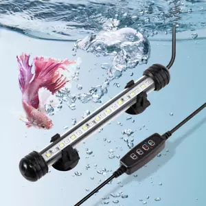 4W 7.5Inch Submersible Aquarium Light Underwater Fish Tank Light LED Aquarium Li - Picture 1 of 12