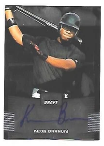 Keon Barnum 2012 hoja metal borrador autógrafo #BA-KB1 - Imagen 1 de 1