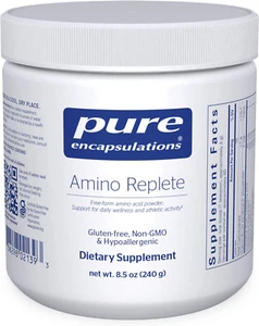 Pure Encapsulations Amino Replete | Hypoallergenic Free-Form Amino Acid Powder S - Picture 1 of 8