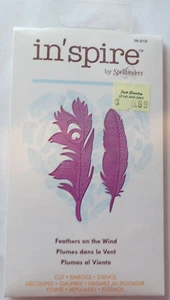 Spellbinders In'spire - PLUMAS EN EL VIENTO Nuevo - Imagen 1 de 2