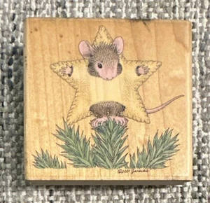 Stampabilities House Mouse Mice Star Muzzy Rubber Stamp HMI1015 Muzzy - Picture 1 of 3