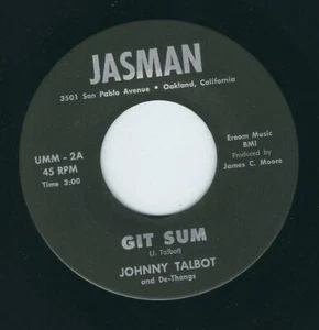Soul / Funk - Johnny Talbot & De-Thangs JASMAN 2 Git sum / Pickin cotton ♫ 1970 - Bild 1 von 2
