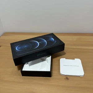 iPhone 12 Pro vacío caja azul Pacífico solo MGJV3LL/A con 256 GB *ver fotos* - Imagen 1 de 10