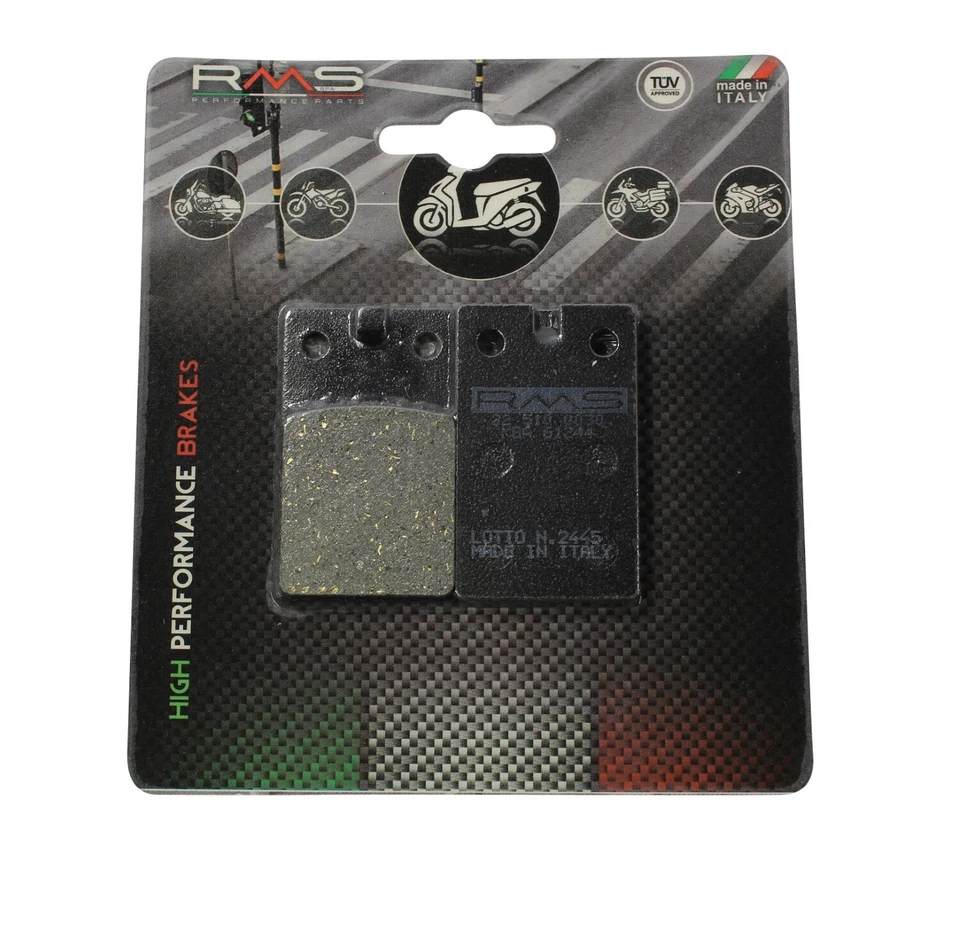 Bremsbeläge - RMS für Malaguti F12 50 / Crosser 50 / Simson S53 / S83 etc. - Bild 1 von 1