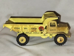 VINTAGE OLD DIE CAST TOY 965 EUCLID DUMP TRUCK DINKY TOYS ENGLAND MECCANO 1950 - Picture 1 of 9