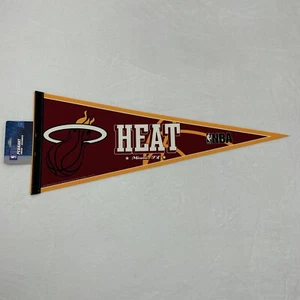 Miami Heat NBA Basketball 2012 WinCraft Classic Felt Pennant Banner Flag 30x12 - Picture 1 of 6