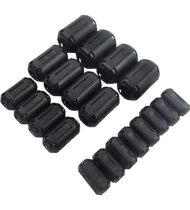Pack of 20pcs Clip-on Ferrite Ring Core RFI EMI Noise Suppressor Cable Clip for - Picture 1 of 6