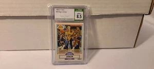 1990-91 Fleer #93 Earvin Magic Johnson CSG 8.5 Near Mint Graded Card Lakers - Picture 1 of 2