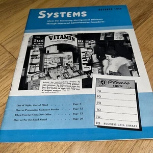 1945 SYSTEMMANAGEMENT EFFICIENCY Magazin McKESSON & ROBBINS / CATERPILLAR Inc - Bild 1 von 14