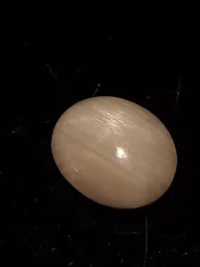 Large AAA star Sapphire Cabochon - Loose White Sapphire 12 CTS Oval Shape - Foto 1 di 10