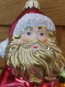 Christmas Ornament Santa Krebs Lauscha Toys Presents Blown Glass Germany  - Picture 1 of 11