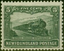 Newfoundland 1928 5c Slate-Grey SG168 Fine VLMM