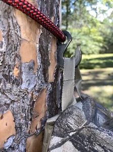 🏹 Archery Saddle Rope Tether Gear Hanger (2) Hooks Bow Crossbow Amsteel Hook 🏹 - Picture 1 of 6