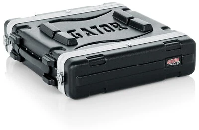 Gator Lightweight Molded 2U Rack Case with Heavy Duty Latches (GR-2L) - Image 1 of 4