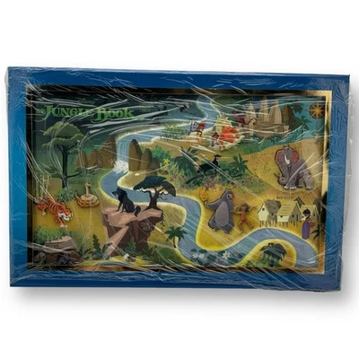 Juego de prendedores mapas libro de la selva Disney D23 2024 LE 400 WDI MOG Mickey’s of Glendale Foto 1 de 3