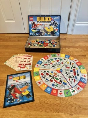 Vintage 2003 LEGO BUILDER EXTREME Xtreme Race to Build It Board Game COMPLETE - Image 1 of 4