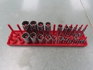 Snap-on USA 3/8" Drive 12pc SAE 12pt Shallow Chrome Socket Bundle - Bild 1 von 9
