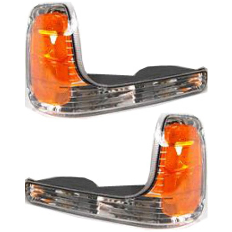 Parking Light For 99-2000 GMC Yukon Cadillac Escalade Set of 2 Left & Right Side - Image 1 of 4