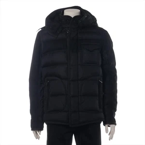 Moncler RYAN 17 años Nylon Plumón Chaqueta 4 Hombre Negro C20914139285 Desmontable h - Imagen 1 de 11