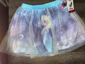 Disney princess 6x Elsa frozen tulle skirt Skort Shorts Jumping Beans - Picture 1 of 8
