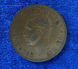 United Kingdom Penny 1950 George VI Satisfying VF Key Date - Picture 1 of 2