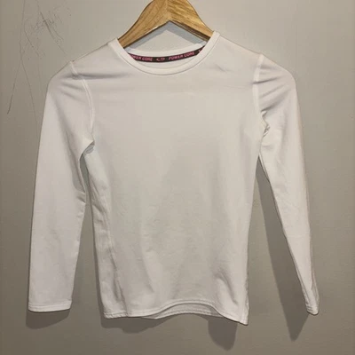 Champion Dri Fit Niñas Talla M Blanco Manga Larga Cuello Redondo Foto 1 de 3