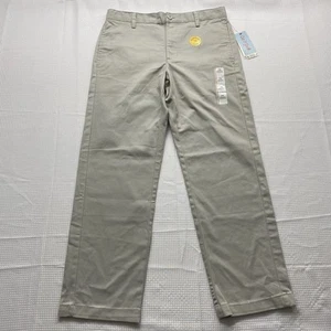 Cat & Jack School Uniform Pants Boys Size 16 Straight Leg Khakis Reinforced Knee - Picture 1 of 7